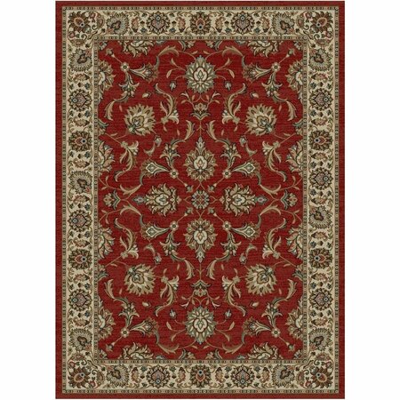 SLEEP EZ Home Town Ambassador Area Rug - Claret - 5 ft. 3 in. x 7 ft. 7 in. SL3082244